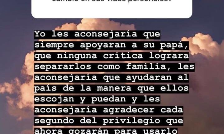 paulina peña mensaje