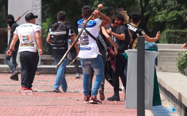 Así lucen los agresores del ataque en CU a alumnos de CCH Azcapotzalco. Noticias en tiempo real