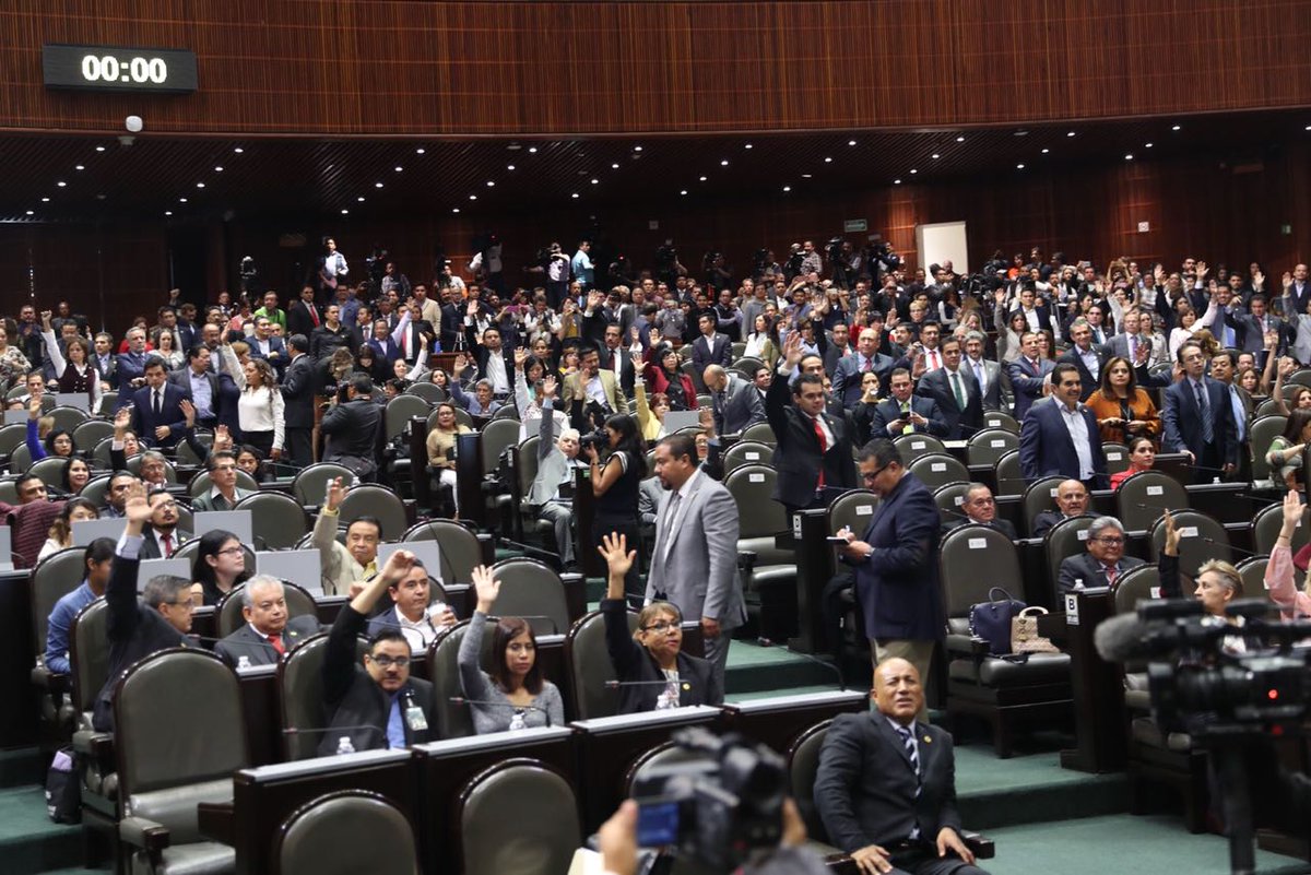 ¡Es Oficial!  Cámara de Diputados avala quitar pensión a expresidentes. Noticias en tiempo real