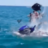 explota moto acuática con dos turistas