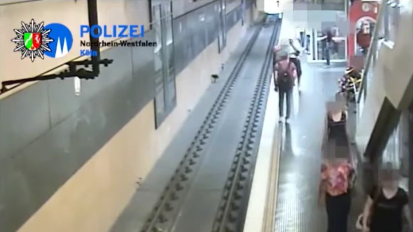 Sujeto arroja a un hombre a las vías del metro luego de discutir con su pareja. Noticias en tiempo real