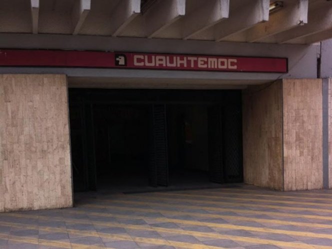 Hallan a hombre muerto en local del Metro Cuauhtémoc. Noticias en tiempo real