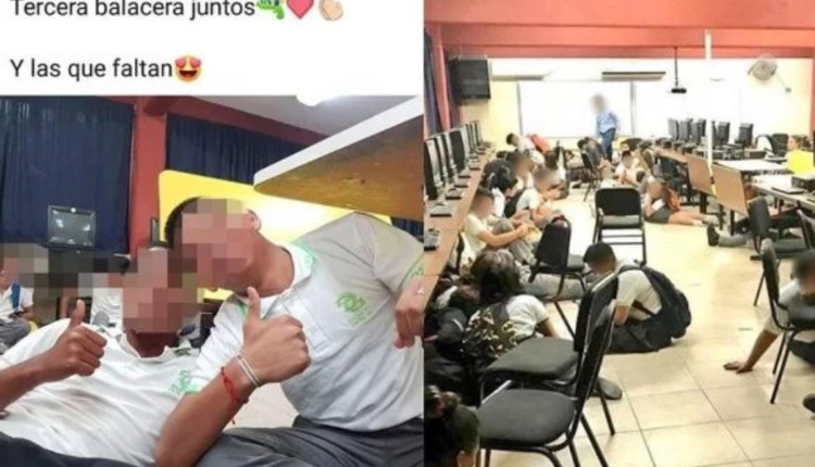 Selfie en medio de la balacera/ Fuente: Facebook Código Rojo