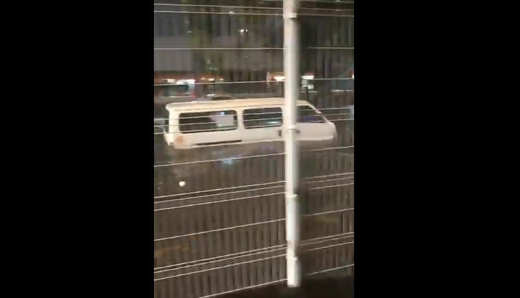 inundación en Indios Verdes