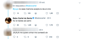 yuya la youtuber del maquillaje rechaza invitacion a salir con el babo de cartel de santa en twitter y los usuarios lo apoyan fotos