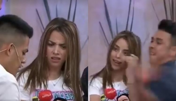 pelea de Enamorándonos / Fuente: Youtube @Tv Azteca Uno