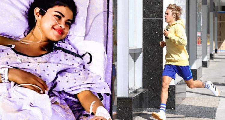 Justin Bieber reaccionó así a estado de SelGo/ Fuente: Instagram @selenagomez y @justinbieber