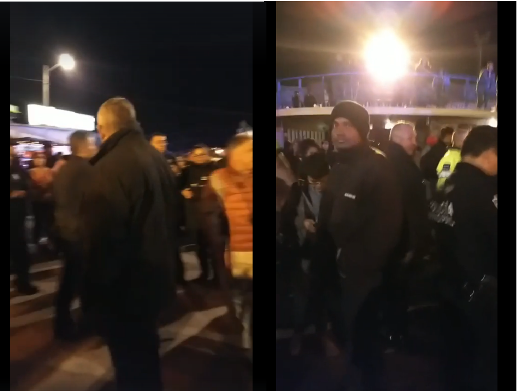 habitantes de tijuana rechaza y enfrentan a caravana migrante exigen que se vayan