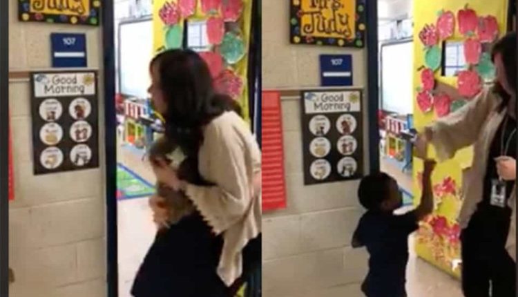 Maestra enternece las redes