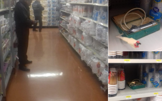 Hallan bomba casera en anaqueles de supermercado en México