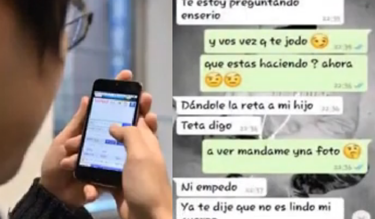 maestra acosa a niño de 13 años hasta que la madre lo descubre conversacion whatsapp video