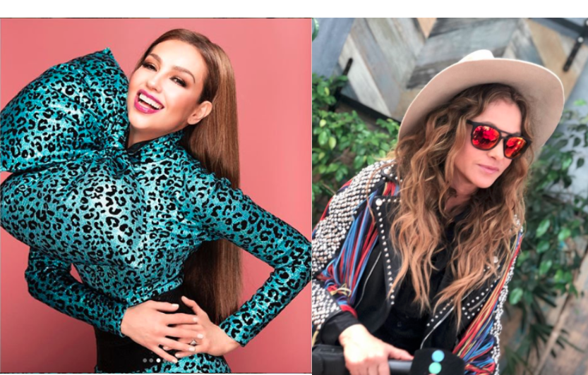 thalia luce radical cambio de look en instagram y la comparan con paulina rubio