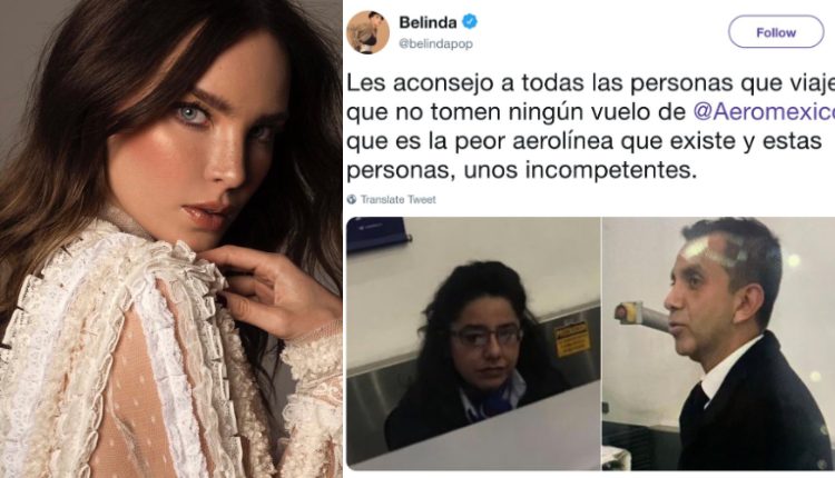 Belinda explota contra Aeroméxico en Twitter, la tachan de prepotente. Noticias en tiempo real