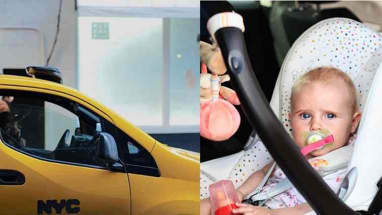 Estos padres olvidaron a su bebé en el taxi al volver del hospital. Noticias en tiempo real