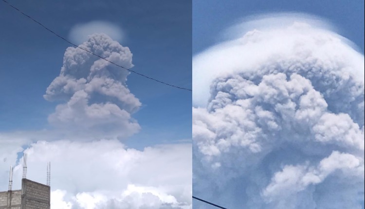 fumarola volcán Popocatépetl