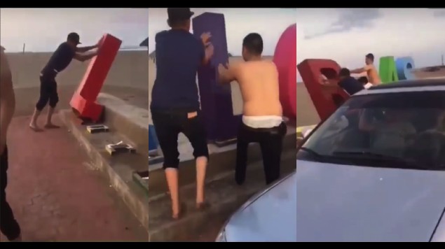 Miembros del Cártel de Sinaloa golpean a joven por destruir emblema. Noticias en tiempo real