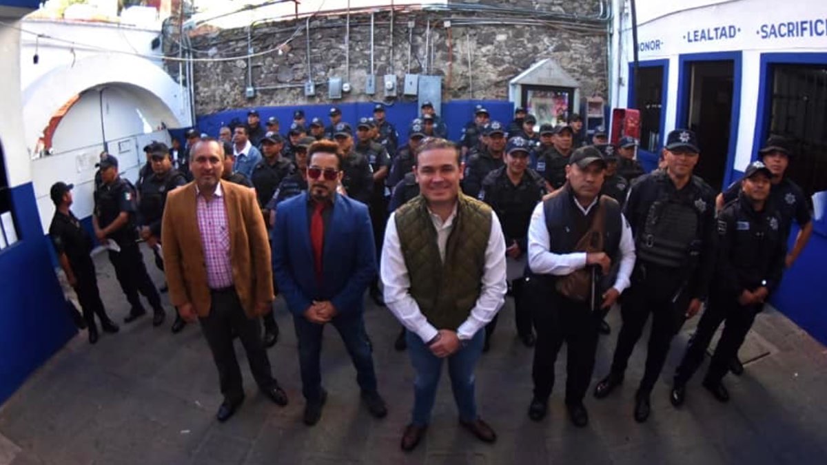 iron man policias Guanajuato