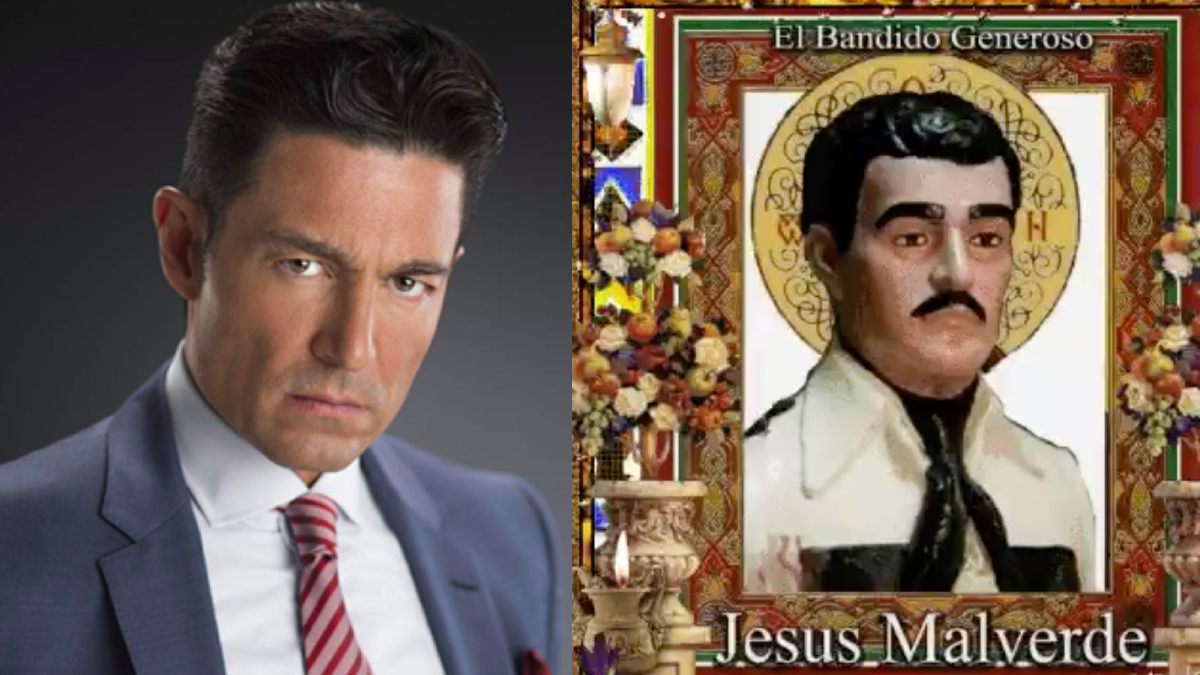 Se filtran imágenes de Fernando Colunga como Jesús Malverde. Noticias en tiempo real
