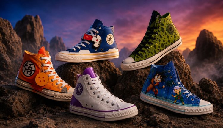 Los nuevos tenis de Converse inspirados en Dragon Ball Z combinan elementos del anime con el clásico diseño urbano de la marca.