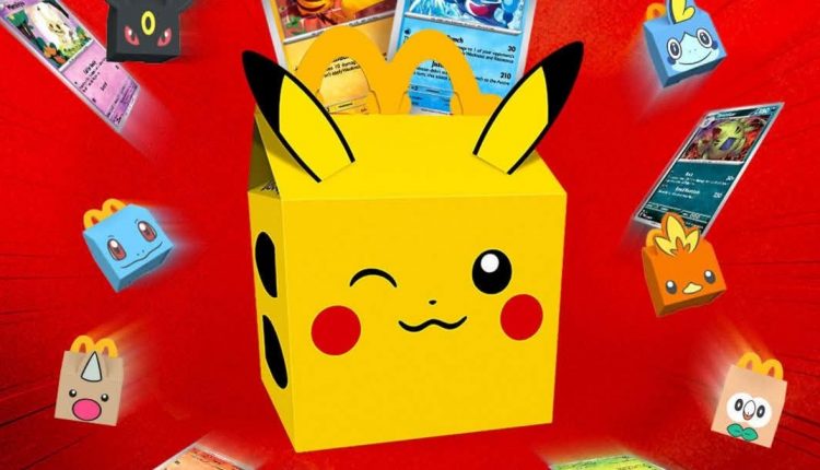 Pokémon llegará a McDonald’s con cartas y mini cajas